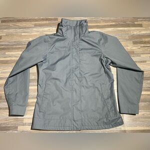 Columbia Women's Interchange Bluish Gray Coat Full Zip/Button Jacket Size Medium